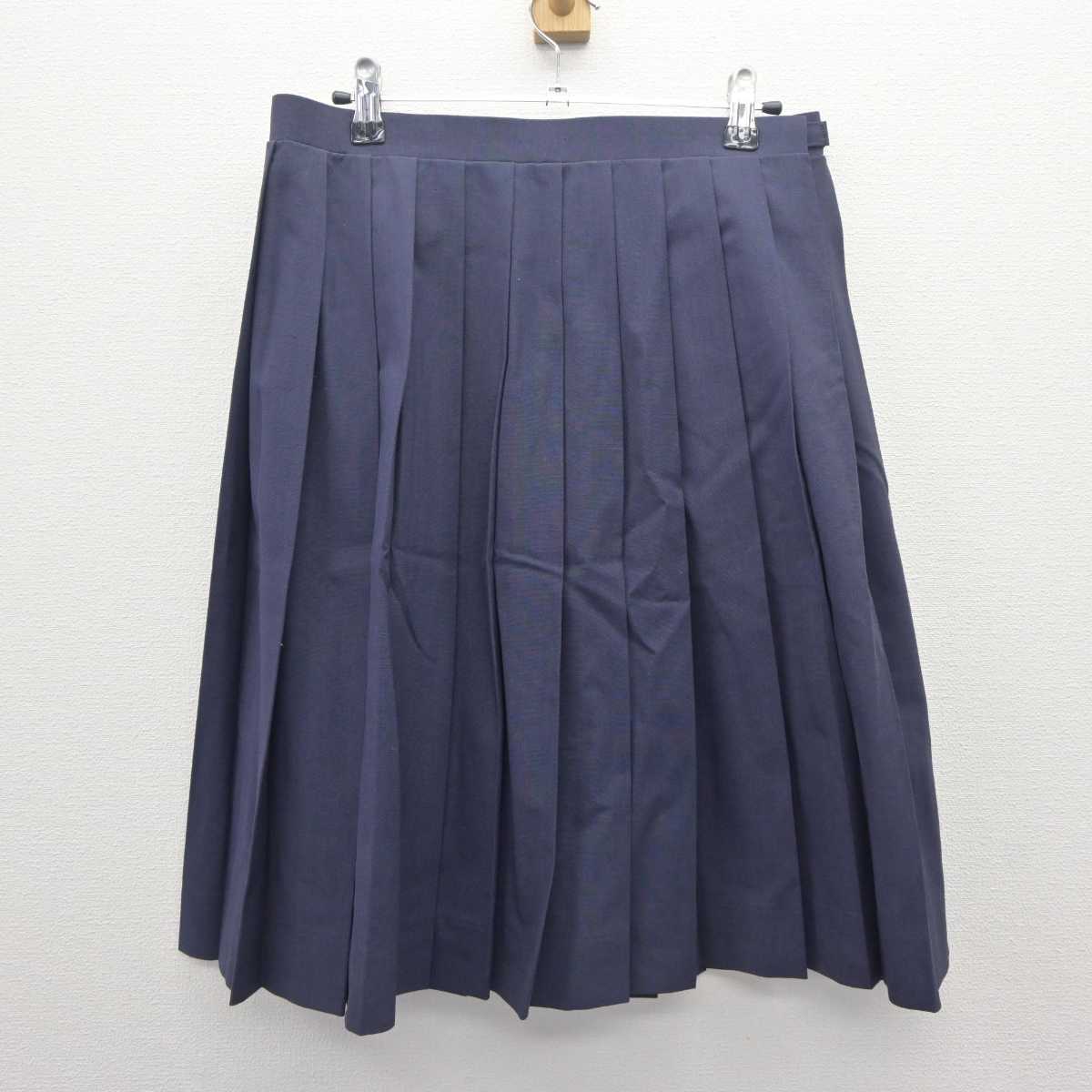 【中古】埼玉県 大宮北中学校 女子制服 2点 (ベスト・スカート) sf062893