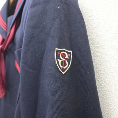 【中古】神奈川県 フェリス女学院中学・高等学校 女子制服 2点 (セーラー服) sf062894