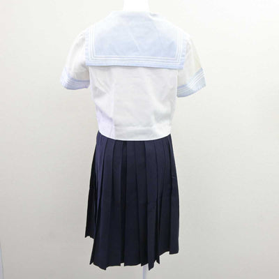 【中古】神奈川県 フェリス女学院中学・高等学校 女子制服 3点 (セーラー服・スカート) sf062895