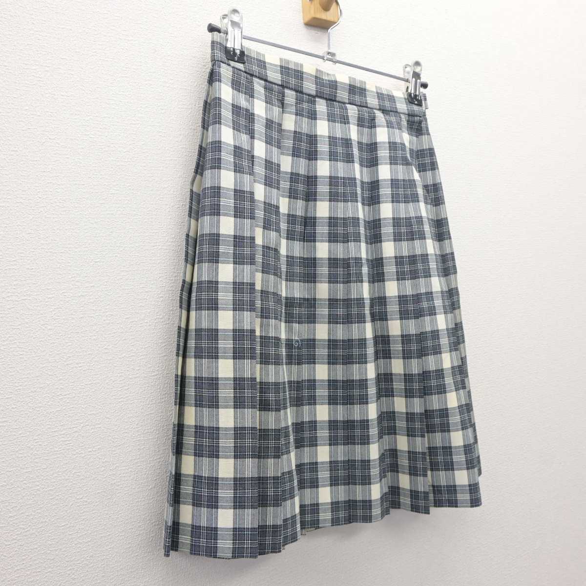 【中古】神奈川県 フェリス女学院中学・高等学校 女子制服 1点 (スカート) sf062896