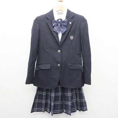 【中古】東京都 目黒日本大学高等学校  女子制服 5点 (ブレザー・シャツ・スカート) sf062897