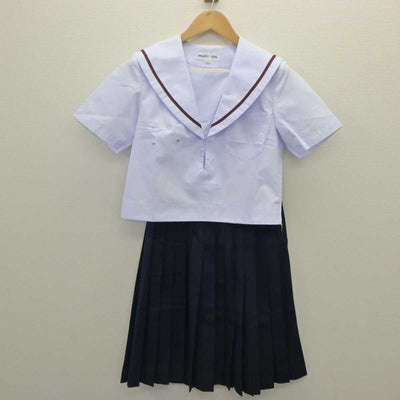 【中古】愛知県 安祥中学校 女子制服 3点 (セーラー服・スカート・スカート) sf062907