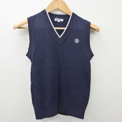 【中古】東京都 朋優学院高等学校 女子制服 2点 (ニット・ニットベスト) sf062921