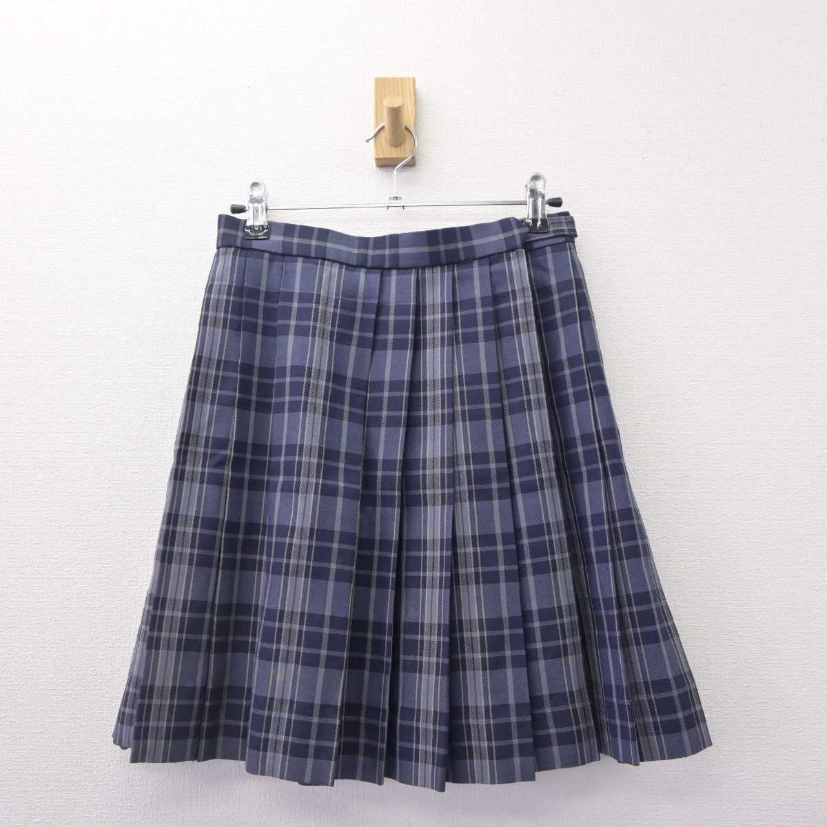 【中古】神奈川県 みなと総合高等学校 女子制服 4点 (ブレザー・スカート) sf062939