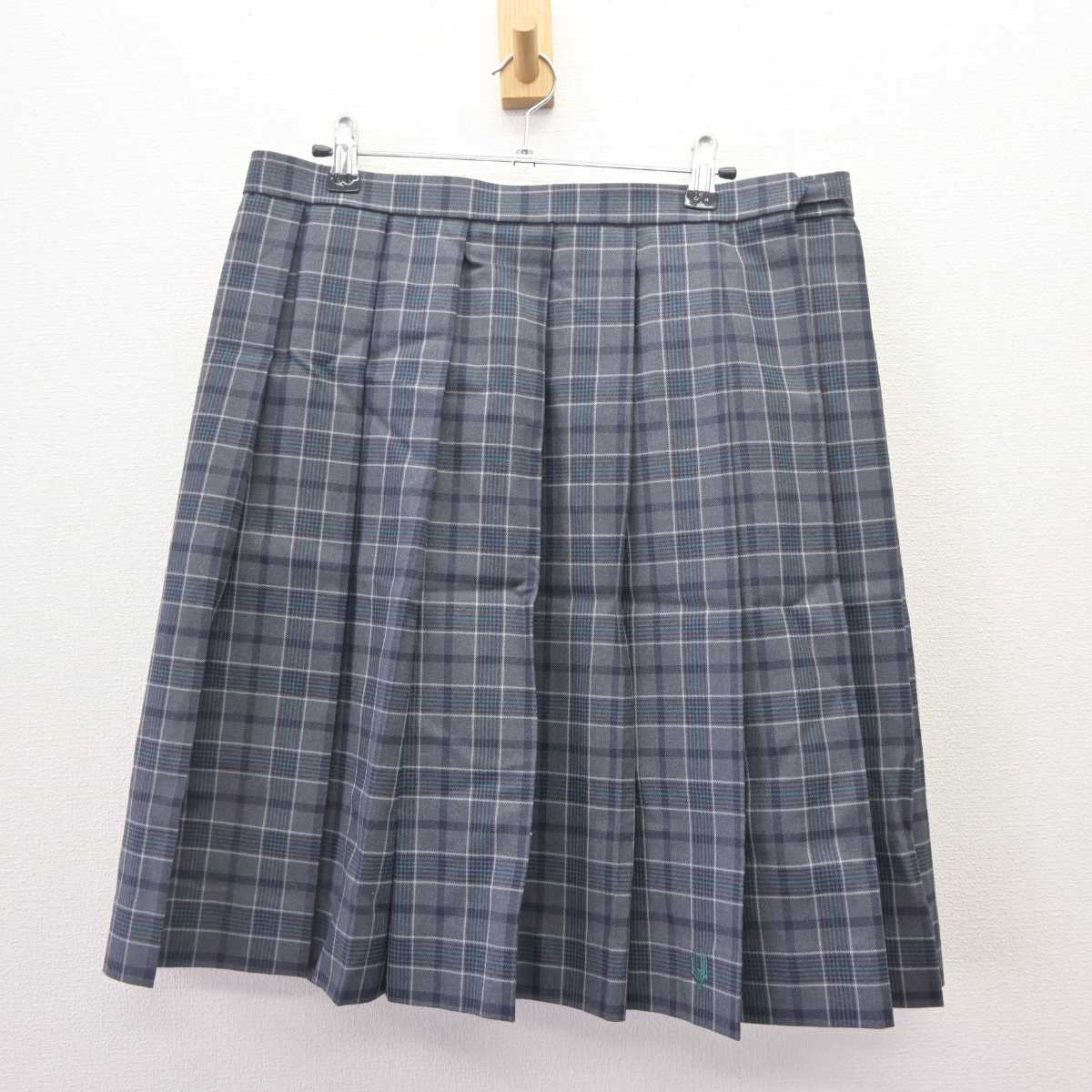 【中古】大阪府 大阪学芸高等学校 女子制服 2点 (ニット・スカート) sf062943