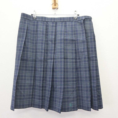 【中古】大阪府 大阪学芸高等学校 女子制服 2点 (ニットベスト・スカート) sf062944