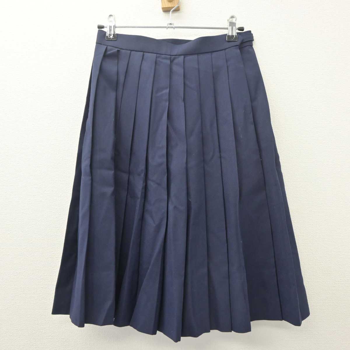 【中古】神奈川県 大野南中学校 女子制服 4点 (ブレザー・ニット・シャツ・スカート) sf062958