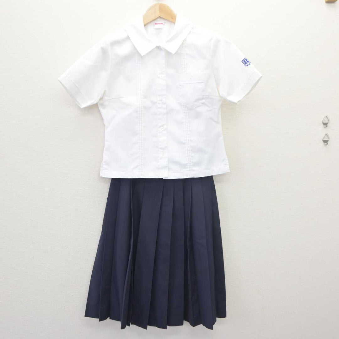 中古】鹿児島県 国分高等学校 女子制服 3点 (ブラウス・スカート) sf062965 | 中古制服通販パレイド