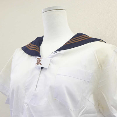 【中古】東京都 関東国際高等学校 女子制服 3点 (セーラー服・スカート) sf062968