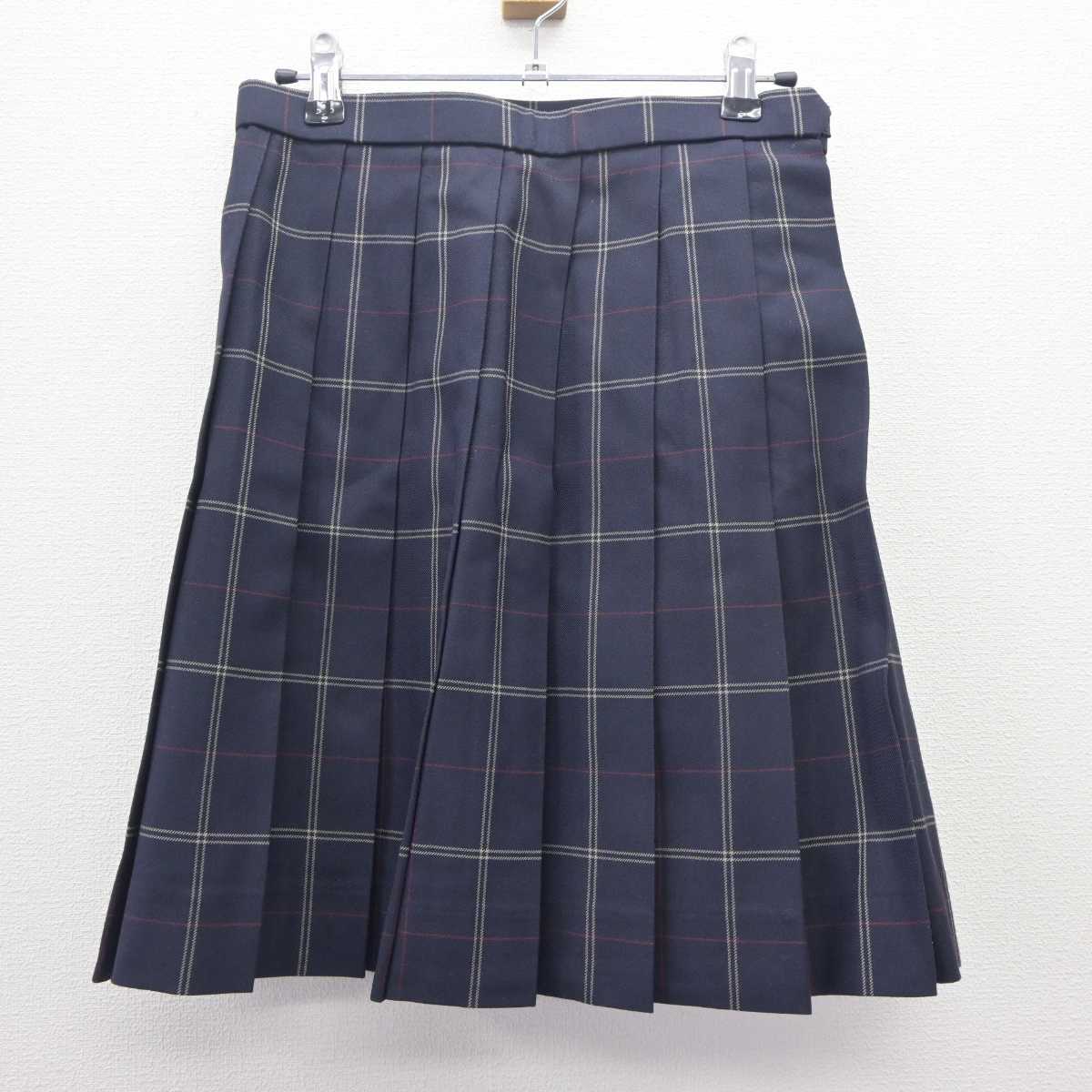 【中古】東京都 駒沢大学高等学校 女子制服 5点 (ブレザー・ニット・シャツ・スカート) sf062973