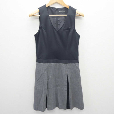 【中古】 事務服 女子制服 3点 (ジャケット・ジャンパースカート・シャツ) sf062981