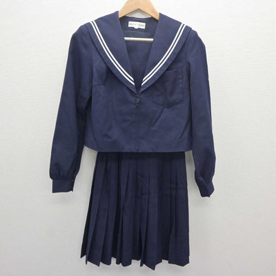 【中古】愛知県 東海市立上野中学校 女子制服 3点 (セーラー服・スカート) sf062992