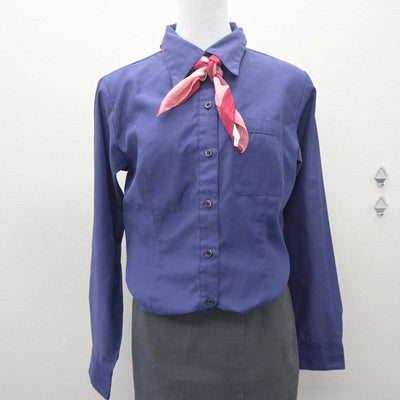 【中古】 みずほ銀行制服 女子制服 4点 (ベスト・シャツ・スカート) sf062998