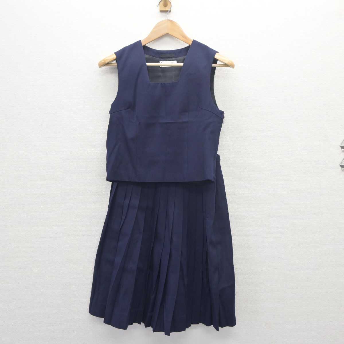 【中古】香川県 高松高等学校 女子制服 5点 (ブレザー・ベスト・スカート) sf063004