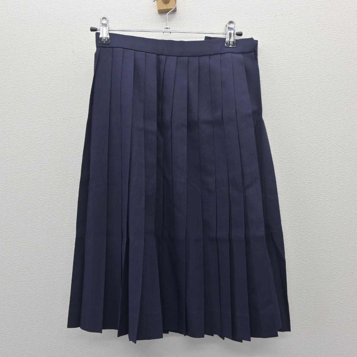 【中古】香川県 高松高等学校 女子制服 2点 (ベスト・スカート) sf063005