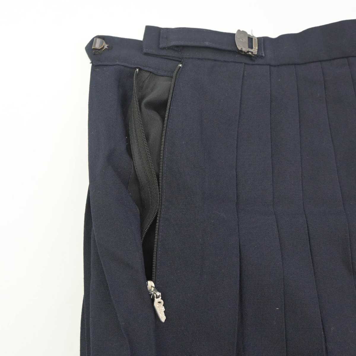 【中古】香川県 高松高等学校 女子制服 2点 (ベスト・スカート) sf063005