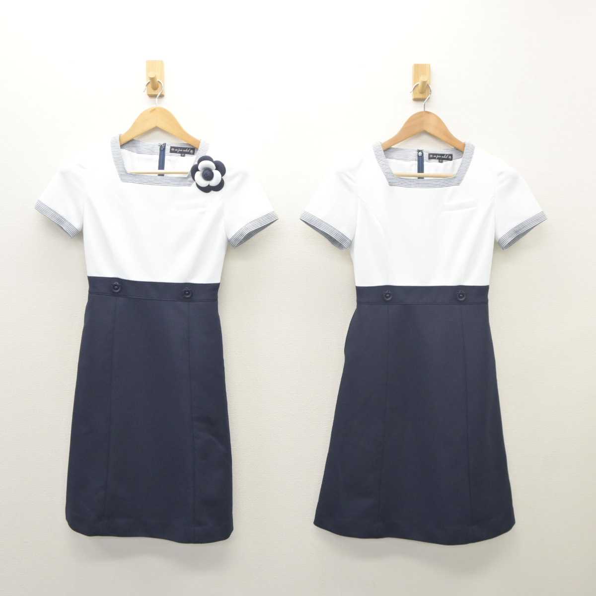 【中古】 大手総合商社受付制服 女子制服 3点 (ワンピース・その他アイテム) sf063024