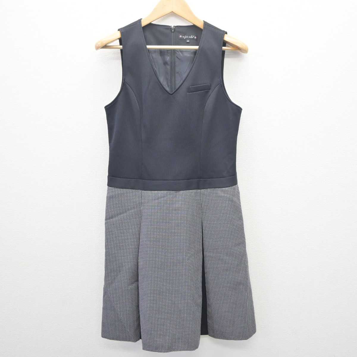 【中古】 事務服 女子制服 2点 (シャツ・ワンピース) sf063033