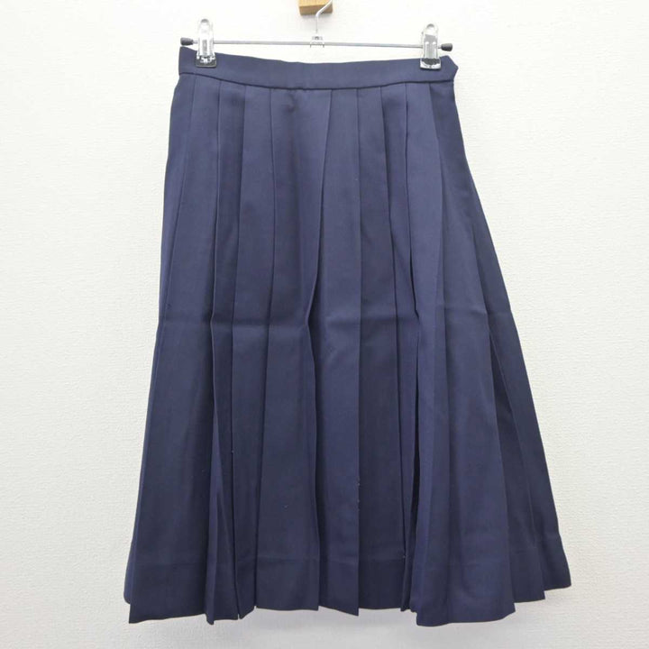 中古】栃木県 真岡女子高等学校 女子制服 2点 (ニット・スカート