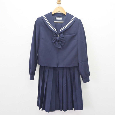 【中古】北海道 旭川北高等学校 女子制服 3点 (セーラー服・スカート) sf063060