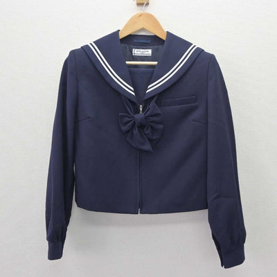 【中古】北海道 旭川北高等学校 女子制服 3点 (セーラー服・スカート) sf063060