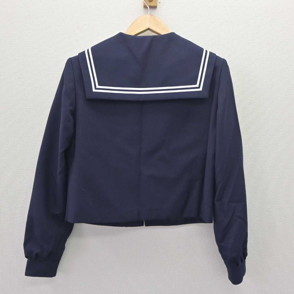 【中古】北海道 旭川北高等学校 女子制服 3点 (セーラー服・スカート) sf063060