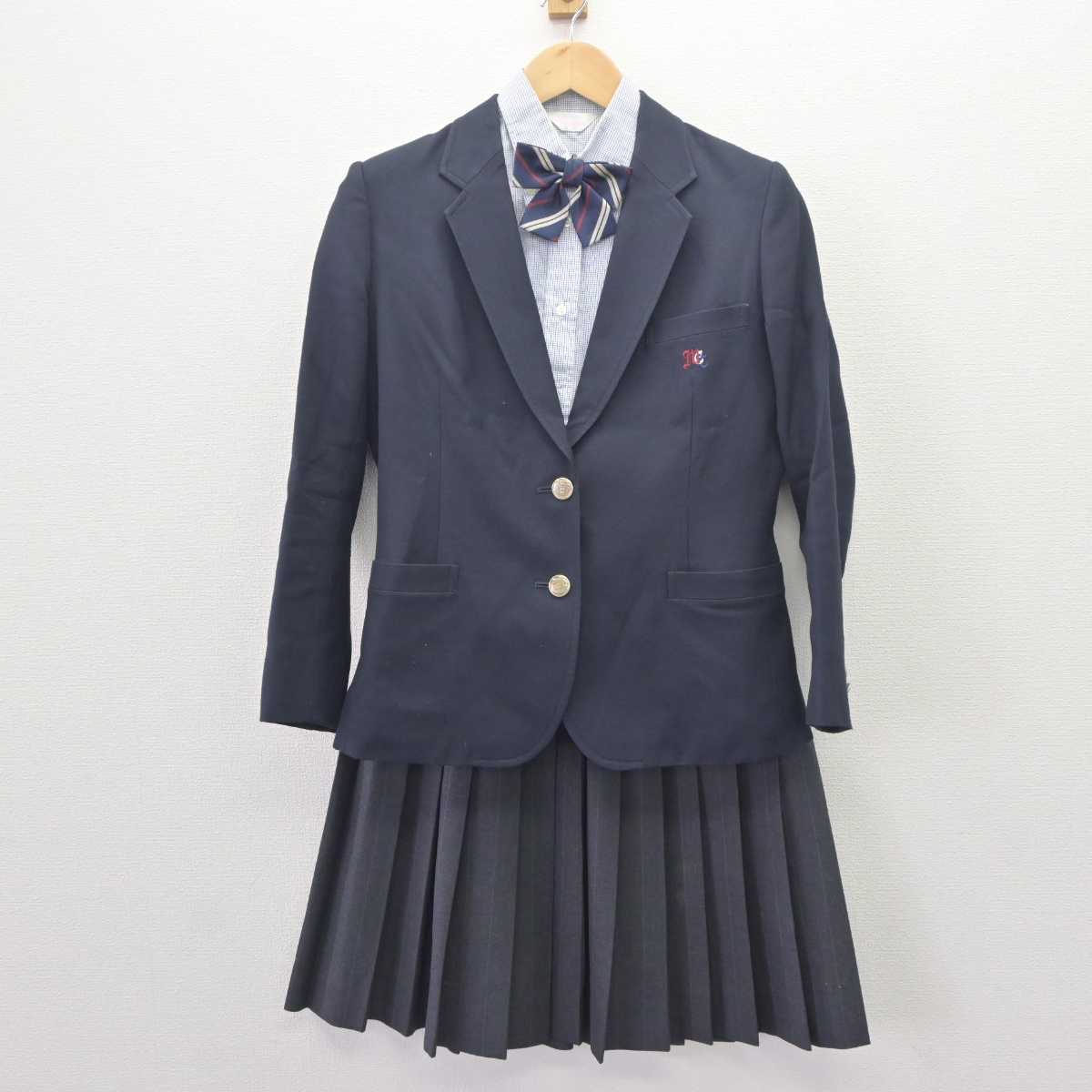 169 コスプレ衣装 岐阜市立岐阜商業高校制服 リボン付き