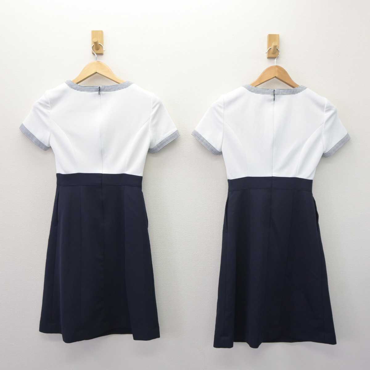 【中古】 事務服 女子制服 2点 (ワンピース) sf063072