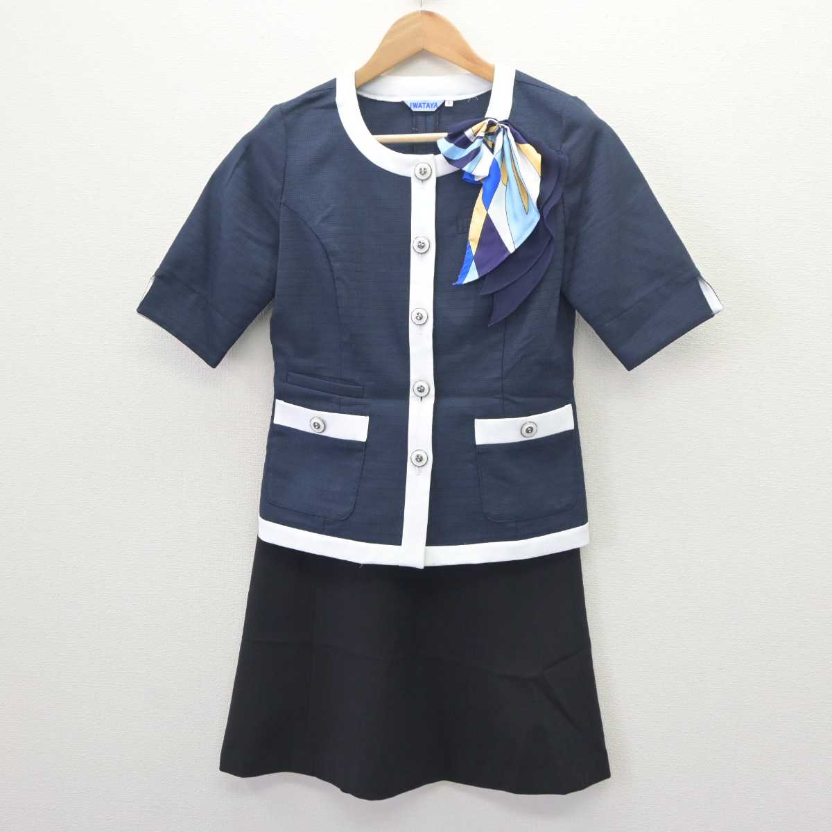 【中古】 事務服 女子制服 4点 (ジャケット・スカート) sf063079