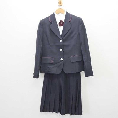 【中古】大阪府 梅花高等学校 女子制服 5点 (ブレザー・シャツ・スカート) sf063080