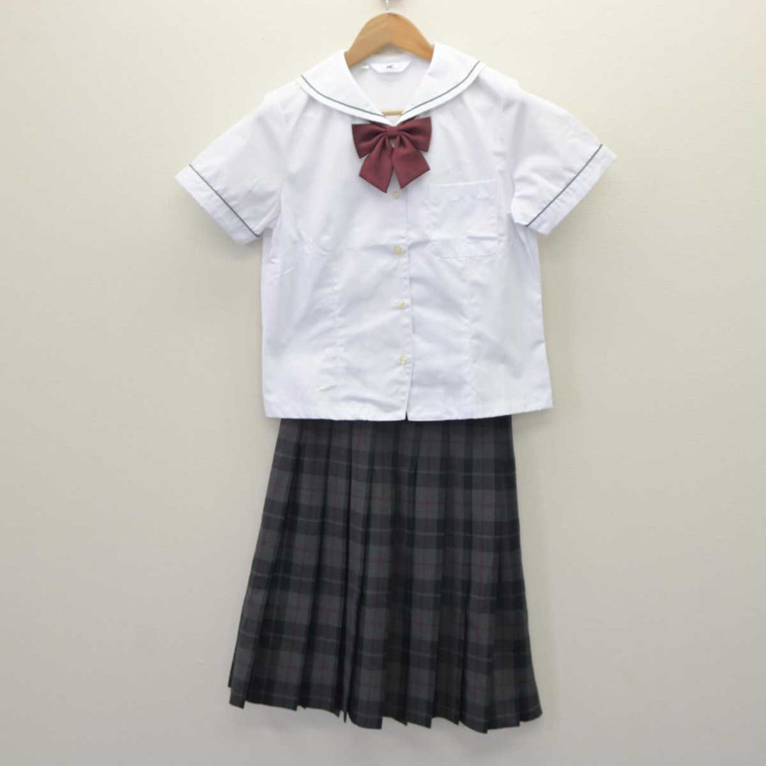 中古】大阪府 梅花高等学校 女子制服 4点 (セーラー服・スカート