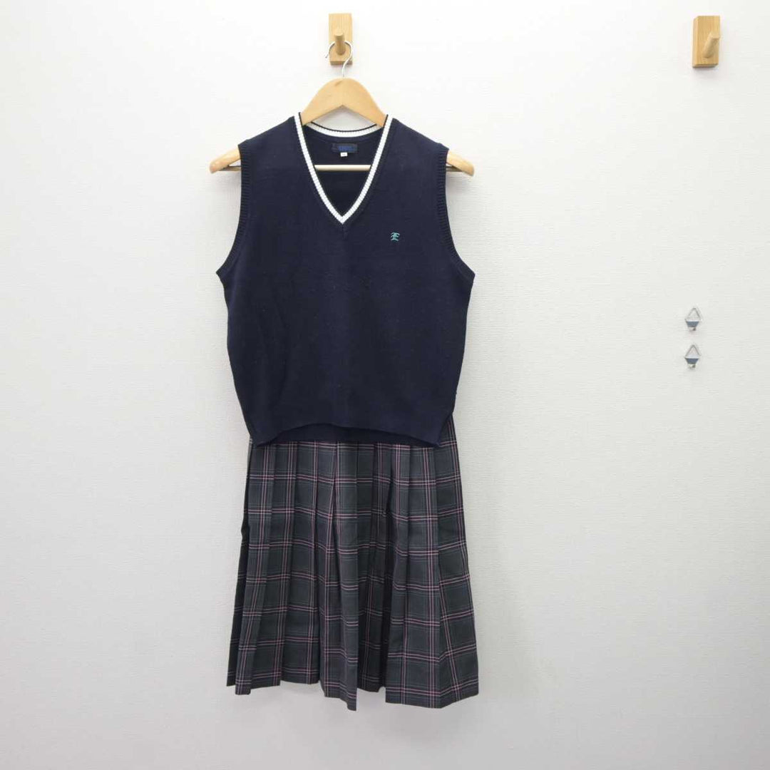 中古】茨城県 江戸川学園取手小学校 女子制服 3点 (ブレザー・ニットベスト・スカート) sf063104 | 中古制服通販パレイド