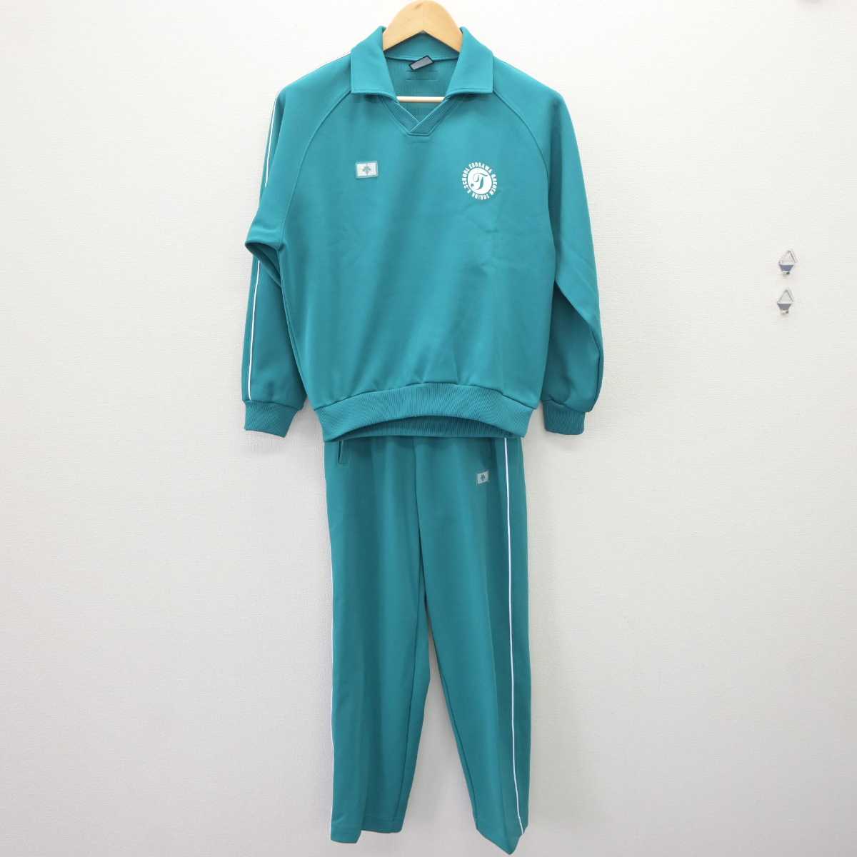 【中古】茨城県 江戸川学園取手小学校 女子制服 2点 (ジャージ 上・ジャージ 下) sf063107