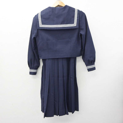 【中古】千葉県 逆井中学校 女子制服 3点 (セーラー服・ジャンパースカート) sf063110