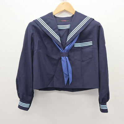 【中古】大阪府 彩都西中学校 女子制服 3点 (セーラー服・スカート) sf063117