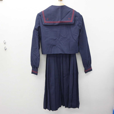 【中古】東京都 両国中学校 女子制服 3点 (セーラー服・ジャンパースカート) sf063119