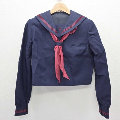 【中古】東京都 両国中学校 女子制服 3点 (セーラー服・ジャンパースカート) sf063119