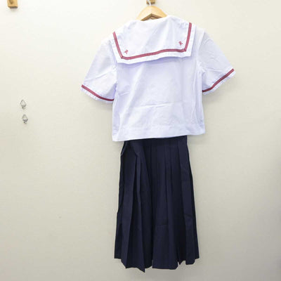 【中古】東京都 両国中学校 女子制服 3点 (セーラー服・スカート) sf063121