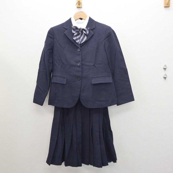 【中古】福岡県 中村学園女子高等学校 女子制服 4点 (ブレザー・シャツ・スカート) sf063131