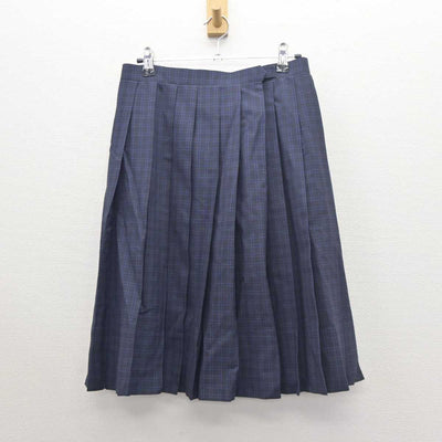 【中古】福岡県 福岡市中学標準服 女子制服 2点 (シャツ・スカート) sf063137