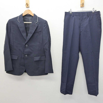 【中古】福岡県 福岡市中学標準服 男子制服 3点 (ブレザー・ズボン) sf063138