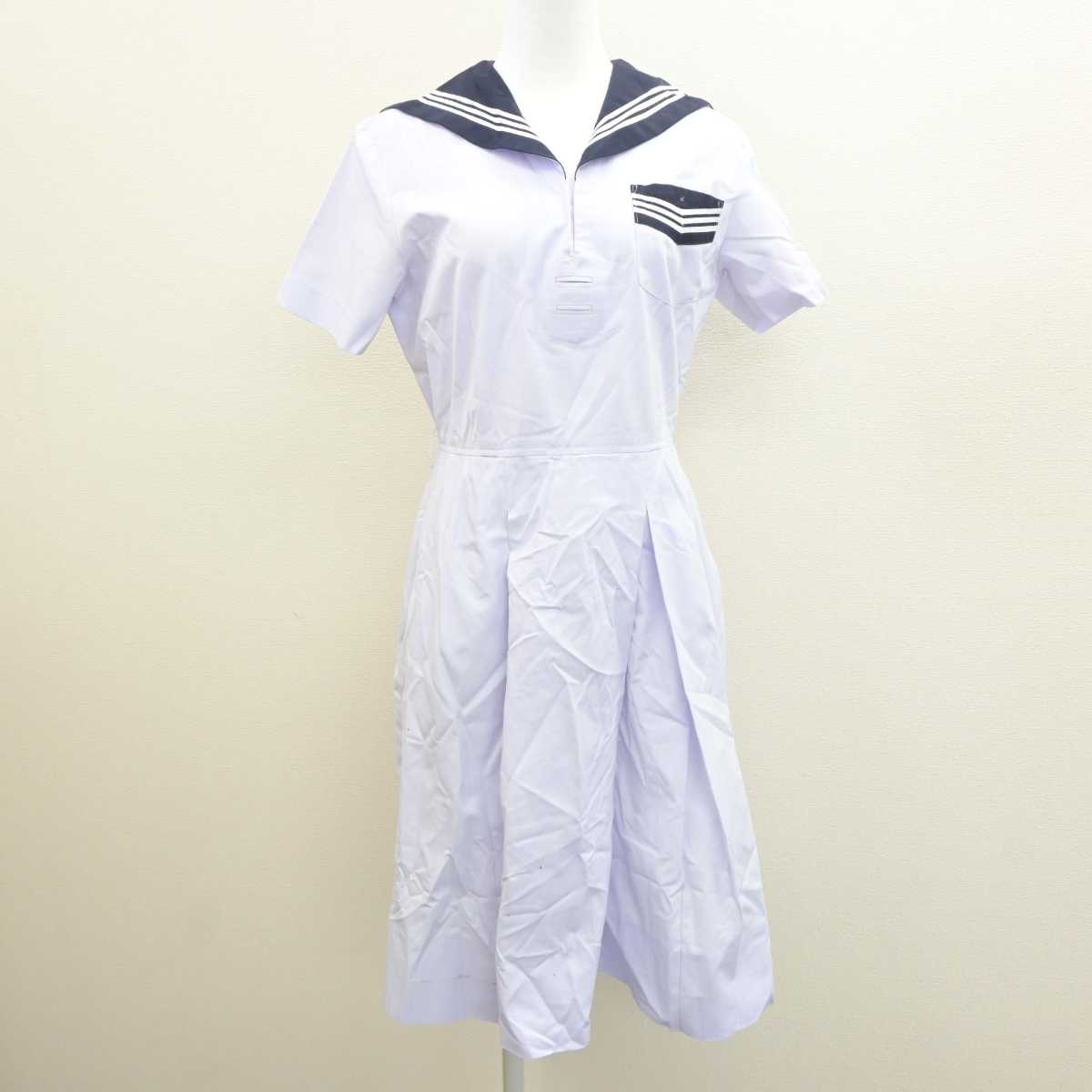 【中古】兵庫県 芦屋学園高等学校 女子制服 1点 (ワンピース) sf063148