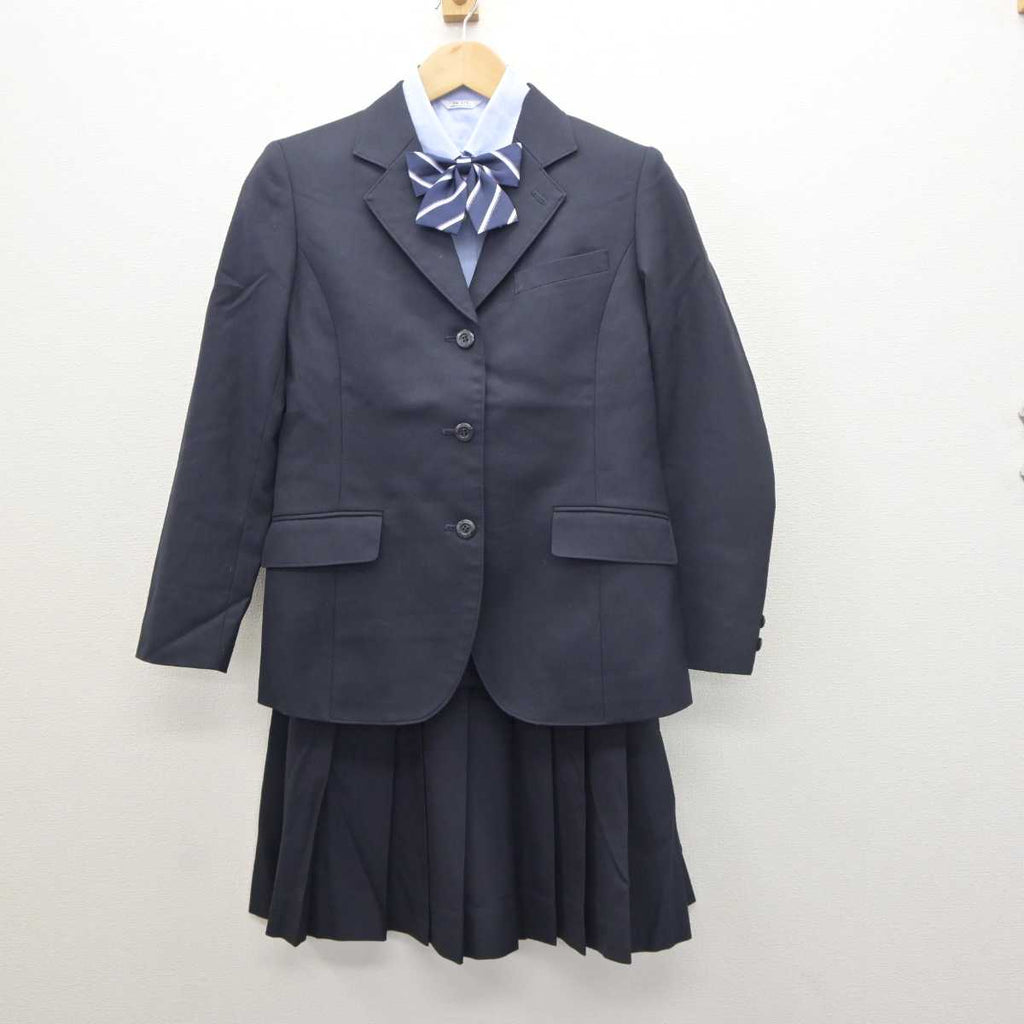 中古】千葉県 鎌ヶ谷高等学校 女子制服 4点 (ブレザー・シャツ