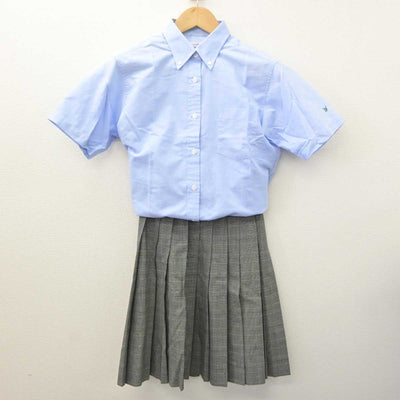 【中古】神奈川県 横浜創英高等学校 女子制服 3点 (ニットベスト・シャツ・スカート) sf063167