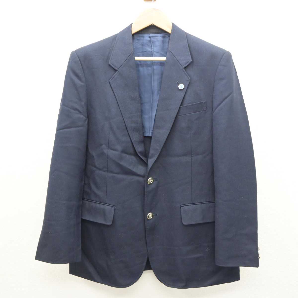 【中古】神奈川県 保土ケ谷高等学校 男子制服 4点 (ブレザー・ズボン) sf063169