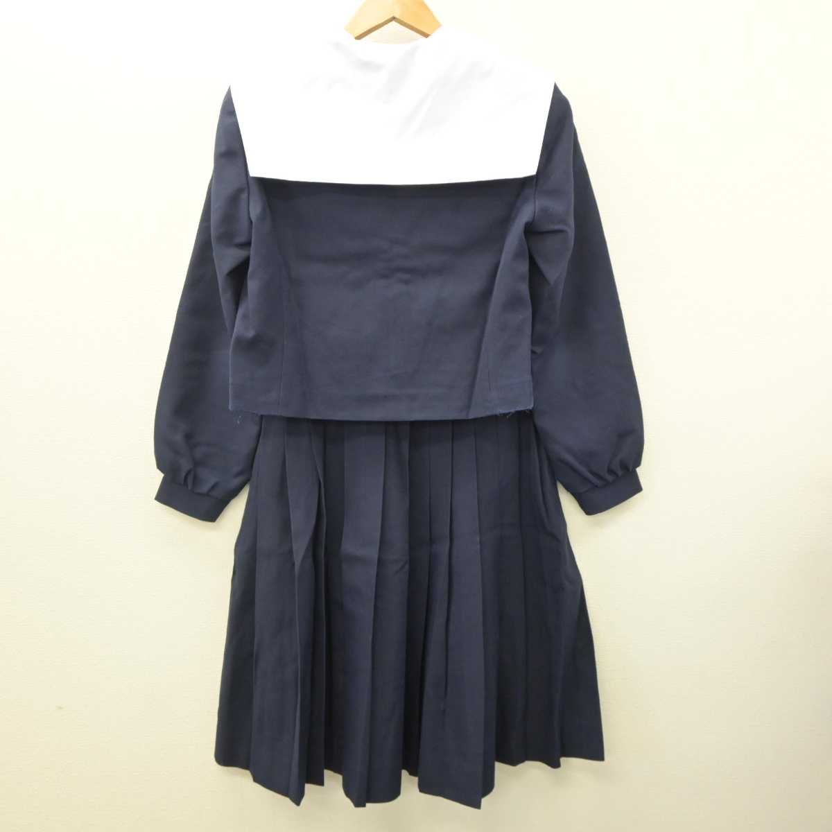 【中古】愛知県 光陵中学校 女子制服 2点 (セーラー服・スカート) sf063178