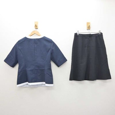 【中古】 事務服 女子制服 4点 (ブラウス・スカート) sf063190