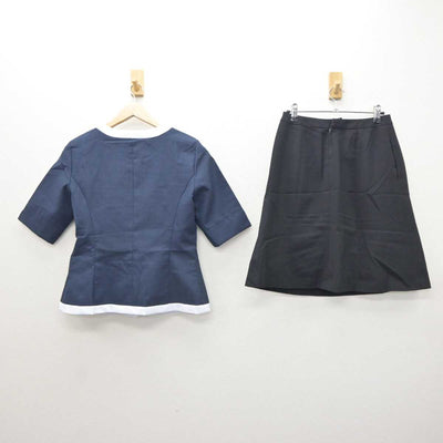 【中古】 事務服 女子制服 4点 (ブラウス・スカート) sf063191