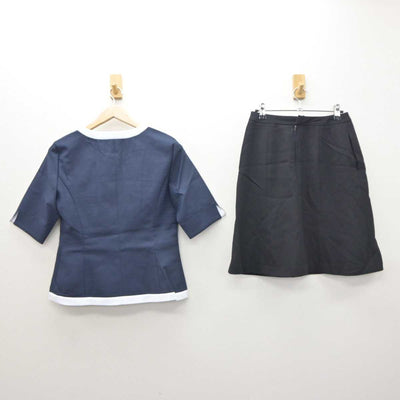 【中古】 事務服 女子制服 4点 (ブラウス・スカート) sf063192