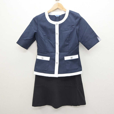 【中古】 事務服 女子制服 4点 (ブラウス・スカート) sf063193